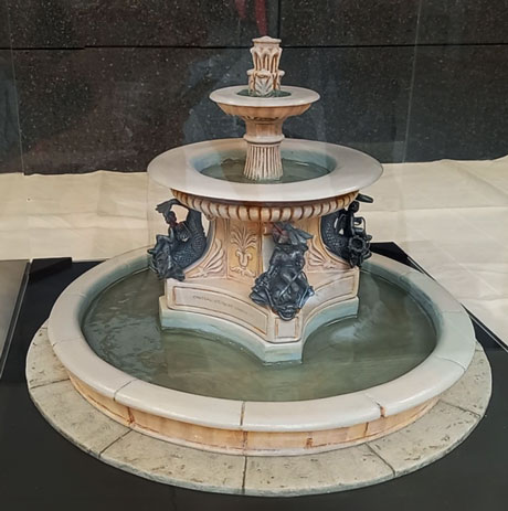 Maquette de fontaine réalisée par l’association AVIPAR