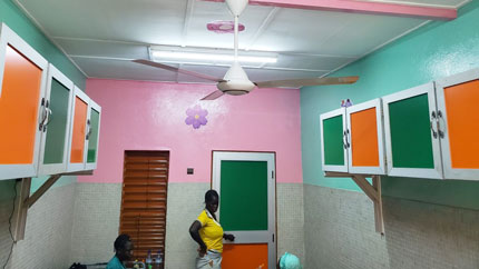 Salle d’hôpital en Afrique