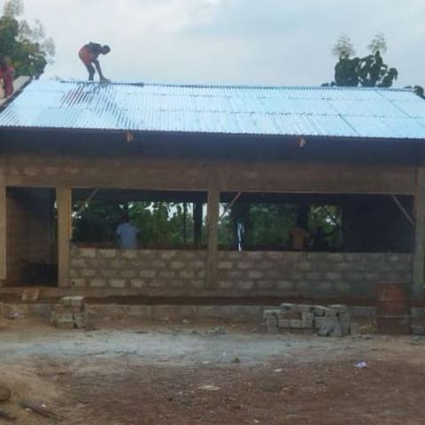 Maison en chantier